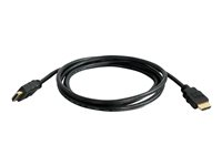 C2G 1m High Speed HDMI Cable with Ethernet - 4K - UltraHD - HDMI-kabel med Ethernet - HDMI hann til HDMI hann - 1 m - svart 82004