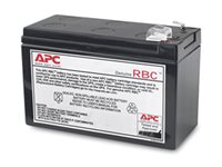 APC Replacement Battery Cartridge #110 - UPS-batteri - 1 x batteri - blysyre - svart - for P/N: BE650G2-CP, BE650G2-FR, BE650G2-GR, BE650G2-IT, BE650G2-SP, BE650G2-UK, BR650MI APCRBC110