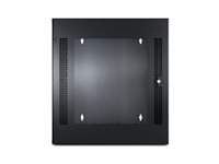 APC NetShelter WX - Rack - veggmonterbar - svart - 13U - 19" - for P/N: SUA1000RM2U, SUA1000RM2U-TU, SUA1000RMI2U AR100