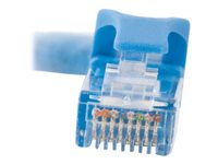 C2G Cat6 Booted Unshielded (UTP) Network Patch Cable - Koblingskabel - RJ-45 (hann) til RJ-45 (hann) - 100 m - UTP - CAT 6 - formstøpt, uten hindringer, flertrådet - blå 83397