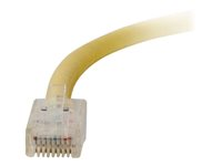 C2G Cat5e Non-Booted Unshielded (UTP) Network Patch Cable - Koblingskabel - RJ-45 (hann) til RJ-45 (hann) - 2 m - UTP - CAT 5e - flertrådet, uniboot - gul 83103