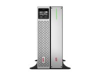 APC Smart-UPS On-Line SRTL1500RM4UXLI-NC - UPS (kan monteres i rack) (høy tetthet) - AC 220/230 V - 1350 watt - 1500 VA - litiumion - Ethernet, RS-232, USB - utgangskontakter: 8 - 4U - 1.83 m kabel - svart med sølvfasfront - med APC UPS Network Management Card SRTL1500RM4UXLI-NC