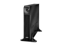 APC Smart-UPS SRT 1500VA - UPS (rackmonterbar/ekstern) - AC 220/230/240 V - 1500 watt - 1500 VA - USB, serial - utgangskontakter: 6 - PFC - svart SRT1500XLI