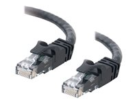 C2G Cat6 Booted Unshielded (UTP) Crossover Patch Cable - Krysskabel - RJ-45 (hann) til RJ-45 (hann) - 5 m - UTP - CAT 6 - formstøpt, uten hindringer, flertrådet - svart 83544