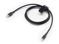 mophie charge stream - Lightning-kabel - 24 pin USB-C hann til Lightning hann - 2 m - hvit - opp til 30 W strømforsyningsstøtte 409912834