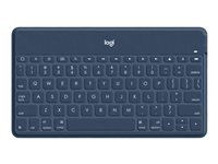 Logitech Keys-To-Go - Tastatur - trådløs - Bluetooth - QWERTY - Nordisk (dansk/finsk/norsk/svensk) - klassisk blå 920-010052