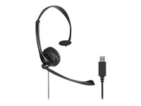 Kensington - Hodesett - on-ear - kablet - USB-A - svart K80100WW