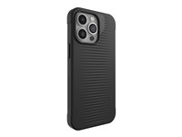 ZAGG Luxe - Baksidedeksel for mobiltelefon - MagSafe-samsvar - svart (snap) - for Apple iPhone 15 Pro Max 702312599