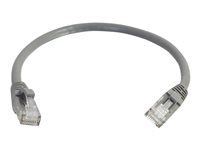 C2G Cat5e Booted Unshielded (UTP) Network Patch Cable - Koblingskabel - RJ-45 (hann) til RJ-45 (hann) - 1 m - UTP - CAT 5e - formstøpt, uten hindringer, flertrådet - grå 83141