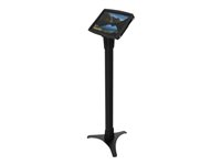 Compulocks Surface Pro 3-7 Space Enclosure Portable Floor Stand - Kiosk - Tyverisikker - for nettbrett - låsbar - jern, høyverdig aluminium - svart - skjermstørrelse: 12" - plassering på gulv - for Microsoft Surface Pro 3, Pro 4, Pro 5, Pro 6, Pro 7, Pro 7+ 147B540GEB