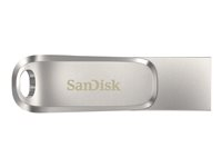 SanDisk Ultra Dual Drive Luxe - USB-flashstasjon - 32 GB - USB 3.1 Gen 1 / USB-C SDDDC4-032G-G46