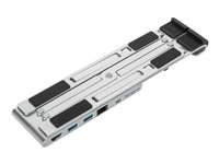 Targus Portable Stand with Integrated Dock - Dokkestasjon + notebookstativ - USB-C 3.2 Gen 1 / Thunderbolt 3 - HDMI - 1GbE AWU100005GL