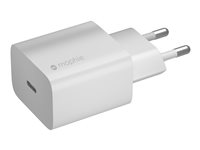 mophie - Strømadapter - 20 watt - PD (24 pin USB-C) - hvit - Europa 409907457