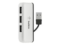 Belkin Travel - Hub - 4 x USB 2.0 - stasjonær F4U021BT