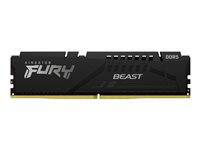 Kingston FURY Beast - DDR5 - modul - 32 GB - DIMM 288-pin - 6000 MHz / PC5-48000 - CL40 - 1.35 V - ikke-bufret - on-die ECC - svart KF560C40BB-32