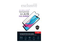 Insmat Exclusive - Skjermbeskyttelse for mobiltelefon - full skjerm - 2.5D - glass - rammefarge svart - for Nothing Phone (3a) 861-1627