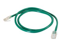 C2G Cat5e Non-Booted Unshielded (UTP) Network Patch Cable - Koblingskabel - RJ-45 (hann) til RJ-45 (hann) - 50 cm - UTP - CAT 5e - flertrådet, uniboot - grønn 83060