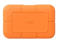 LaCie Rugged SSD STHR1000800 - SSD - kryptert - 1 TB - ekstern (bærbar) - USB 3.1 Gen 2 / Thunderbolt 3 (USB-C kontakt) - Self-Encrypting Drive (SED) STHR1000800