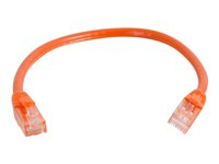 C2G Cat6 Booted Unshielded (UTP) Network Patch Cable - Koblingskabel - RJ-45 (hann) til RJ-45 (hann) - 2 m - UTP - CAT 6 - formstøpt, uten hindringer, flertrådet - oransje 83576