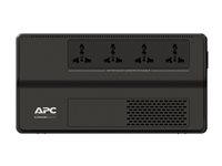 APC Easy UPS BV BV650I-MSX - UPS - AC 230 V - 375 watt - 650 VA - utgangskontakter: 4 - svart BV650I-MSX