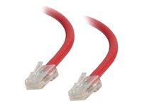 C2G Cat5e Non-Booted Unshielded (UTP) Network Patch Cable - Koblingskabel - RJ-45 (hann) til RJ-45 (hann) - 2 m - UTP - CAT 5e - flertrådet, uniboot - rød 83083