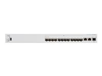 Cisco Business 350 Series CBS350-12XS - Switch - L3 - Styrt - 10 x 10 Gigabit SFP+ + 2 x combo 10 Gigabit SFP+/RJ-45 - rackmonterbar CBS350-12XS-EU