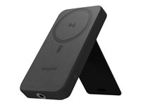 mophie snap+ powerstation stand - Trådløs nødlader - 10000 mAh - 20 watt - PD (24 pin USB-C) - på kabel: USB-C - svart 401107914