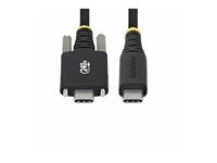 StarTech.com 6.6ft (2m) USB-C Charging Cable, 240W, Silicone Jacket - USB-kabel - 24 pin USB-C (hann) rett/låsende til 24 pin USB-C (hann) rett - USB 2.0 - 48 V - 5 A - 2 m - USB Power Delivery (240 W), støtte for Power Delivery 3,1, utvidet effektområde (EPR) - svart S2CEPR2M-USBSL-CABLE
