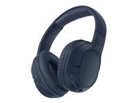 Belkin SoundForm Surround - Hodetelefoner med mikrofon - full størrelse - Bluetooth - trådløs, kablet - USB-C, 3,5 mm jakk - blå AUD009HQBL