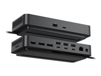 Dell Pro Thunderbolt 4 Smart Dock SD25TB4 - Dokkingstasjon - Thunderbolt 4 - HDMI, 2 x DP, 2 x Thunderbolt 4, USB-C - 1GbE, 2.5GbE - 180 watt - BTO - med 3 års Basic Hardware Service med Advanced Exchange etter fjerndiagnose DELL-SD25TB4