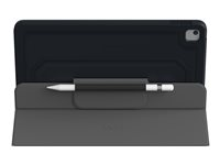 ZAGG Rugged Messenger - Tastatur og folioveske - bakgrunnsbelyst - Bluetooth - Nordisk - svart tastatur, svart boks - for Apple 10.2-inch iPad (7. generasjon, 8. generasjon, 9. generasjon) 103104689