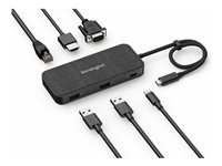 Kensington SD1650P - Dokkingstasjon - USB-C - HDMI, VGA - 1GbE K34020WW