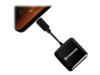 Transcend RDC3 - Kortleser (microSD, microSDHC UHS-I, microSDXC UHS-I, SD, SDHC UHS-I, SDXC UHS-I) - USB-C 3.2 Gen 1 TS-RDC3