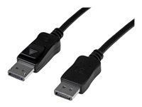 StarTech.com 30 ft DisplayPort 1.2 Cable with Latches - Active - 2560x1600 - DPCP & HDCP - Male to Male DP Video Monitor Cable (DISPL10MA) - DisplayPort-kabel - DisplayPort (hann) til DisplayPort (hann) - 10 m - aktiv, låst - svart - for P/N: DK30C2DPEPUE, DK30C2DPPDUE, DK31C3HDPD, DK31C3HDPDUE, DKM30CHDPD, DKM30CHDPDUE DISPL10MA
