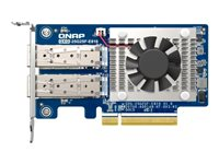 QNAP QXG-25G2SF-E810 - Nettverksadapter - PCIe 4.0 x8 lav profil - 25 Gigabit SFP28 x 2 - for P/N: CAB-DAC15M-SFP28, CAB-DAC30M-SFP28, TRX-10GITSFPP-SR, TRX-25GSFP28-SR QXG-25G2SF-E810