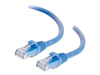 C2G - Koblingskabel - RJ-45 (hann) til RJ-45 (hann) - 3 m - UTP - CAT 6a - med støvel, uten hindringer - blå 82505