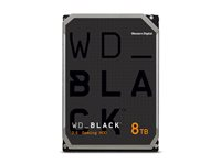 WD Black WD8002FZBX - Harddisk - 8 TB - gaming - intern - 3.5" - SATA 6Gb/s - 7200 rpm - buffer: 256 MB WD8002FZBX