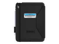 OtterBox Defender Series - Lommebok for nettbrett - robust - svart - for Apple 10.9-inch iPad (10. generasjon) 77-93758