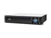 APC Smart-UPS C 1500VA 2U LCD - UPS (kan monteres i rack) - AC 230 V - 900 watt - 1500 VA - USB - utgangskontakter: 4 - 2U - svart SMC1500I-2U