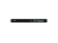 APC Easy Switched PDU EPDU1016S - Strømfordelerenhet (kan monteres i rack) - AC 200/208/230 V - 3680 VA - Ethernet - inngang: IEC 60320 C20 - utgangskontakter: 8 (8 x IEC 60320 C13) - 1U - 2.5 m kabel - svart EPDU1016S