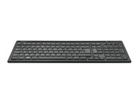 Kensington Advance Fit Slim - Tastatur - trådløs - 2.4 GHz - Italiensk - svart K72344IT