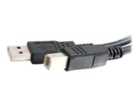 C2G 9.8ft USB A to USB B Cable - USB A to B Cable - USB 2.0 - Black - M/M - USB-kabel - USB (hann) til USB-type B (hann) - USB 2.0 - 3 m - svart 28103