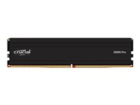 Crucial Pro - DDR5 - modul - 16 GB - DIMM 288-pin lav profil - 6000 MHz / PC5-48000 - CL48 - 1.1 V - ikke-bufret - on-die ECC - matt svart CP16G60C48U5