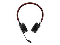 Jabra Evolve 65 SE MS Stereo - Hodesett - on-ear - Bluetooth - trådløs - USB - Certified for Microsoft Teams - for Jabra Evolve; LINK 380a MS 6599-833-309