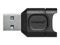 Kingston MobileLite Plus - Kortleser (microSD, microSDHC, microSDHC UHS-I, microSDHC UHS-II, microSDXC, microSDXC UHS-I, microSDXC UHS-II) - USB 3.2 Gen 1 MLPM