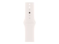 Apple - Bånd for smart armbåndsur - 40 mm - S/M-størrelse - lys blush - for Watch Hermès Series 7, Hermès Series 9, Nike Series 7, Series 10, Series 8, Series 9 MAXC4ZM/A