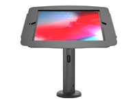 Compulocks iPad 10.2" Space Enclosure Tilting Stand 4" - Monteringssett (hus, stangstativ) - for nettbrett - låsbar - høyverdig aluminium - svart - skjermstørrelse: 10.2" - skrivebordsmonterbar - for Apple 10.2-inch iPad (7. generasjon, 8. generasjon, 9. generasjon) TCDP04102IPDSB