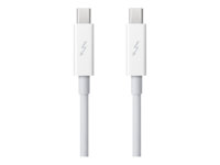 Apple - Thunderbolt-kabel - Mini DisplayPort (hann) til Mini DisplayPort (hann) - 2 m - hvit MD861ZM/A