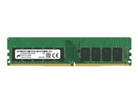 Micron - DDR4 - modul - 16 GB - DIMM 288-pin - 3200 MHz / PC4-25600 - CL22 - 1.2 V - ikke-bufret - ECC MTA18ASF2G72AZ-3G2R1R