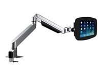 Compulocks Space Reach iPad 12.9" Counter Top Articulating Arm Black - Innhegning - Tyverisikker - for nettbrett - låsbar - aluminium - svart - skrivebord, skrivebordsmonterbar - for Apple 12.9-inch iPad Pro (1. generasjon, 2. generasjon) 660REACH290SENB